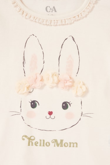 Baby Mädchen - Baby-Langarmshirt - cremeweiss