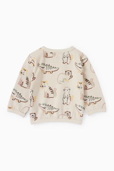 Bébés garçons - Sweat pour bébé - à motif - beige