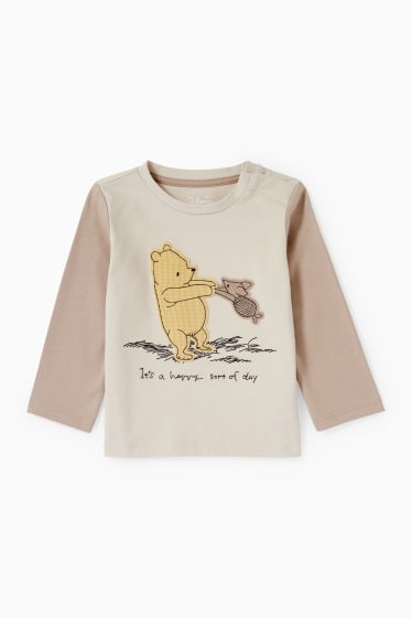 Baby Jungen - Winnie Puuh - Baby-Langarmshirt - beige