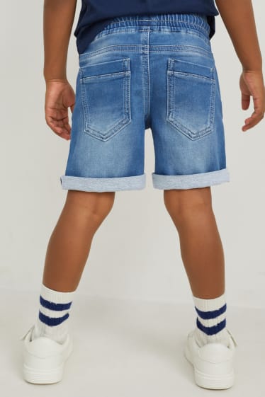 Bambini - Uomo Ragno - bermuda di jeans - jeans azzurro