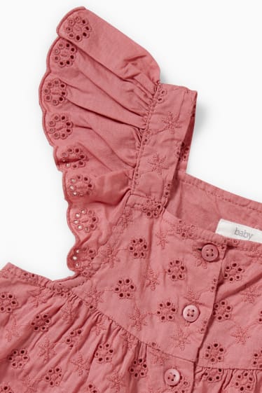 Baby: meisjes - Baby-jumpsuit - fuchsiarood