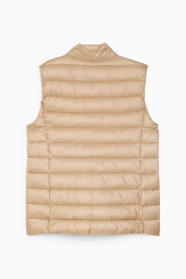 Women - Quilted gilet - light beige