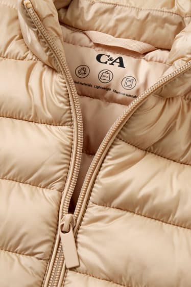 Women - Quilted gilet - light beige