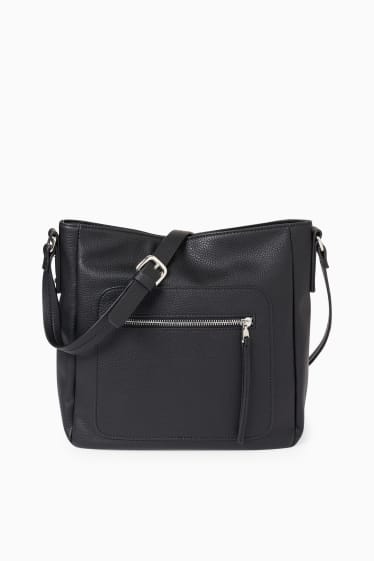 Femmes - Sac à bandoulière - synthétique - noir