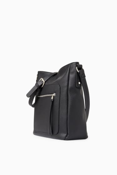 Femmes - Sac à bandoulière - synthétique - noir