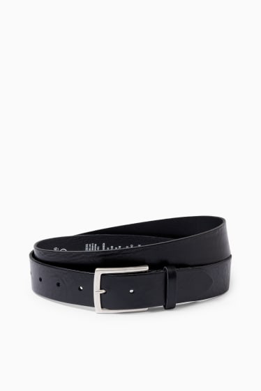 Hommes - Ceinture en cuir - noir