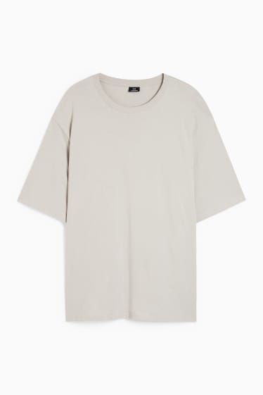 Hommes - T-shirt surdimensionné - beige