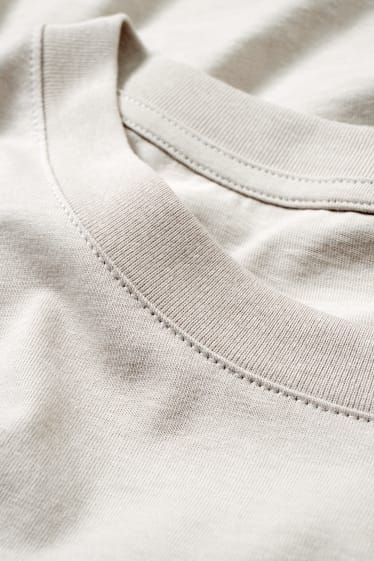 Hommes - T-shirt surdimensionné - beige