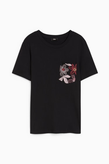 Damen - T-Shirt - schwarz