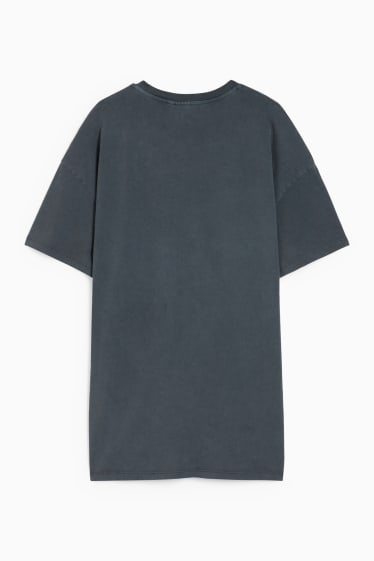Ragazzi e giovani - CLOCKHOUSE - t-shirt oversize - Nirvana - grigio scuro