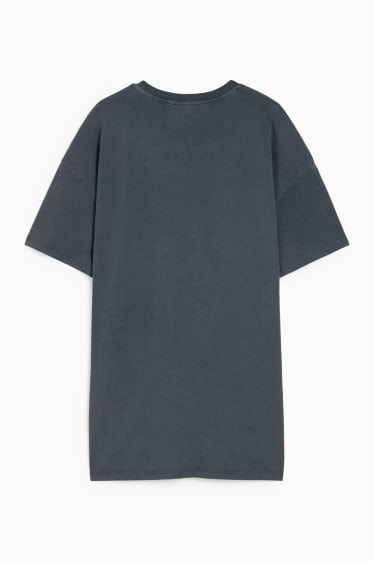 Femmes - CLOCKHOUSE - Oversized-T-Shirt - Nirvana - gris foncé