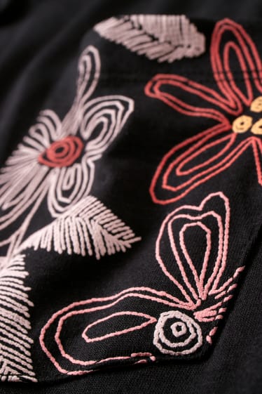 Damen - T-Shirt - schwarz