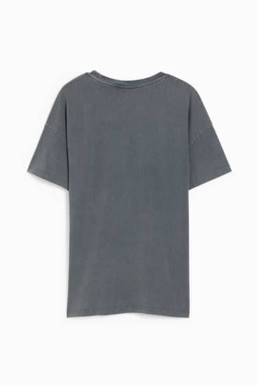 Ragazzi e giovani - CLOCKHOUSE - t-shirt oversize - Topolino - grigio scuro