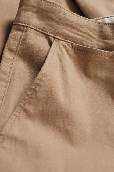 Uomo - Pantaloni chino - regular fit - marrone chiaro