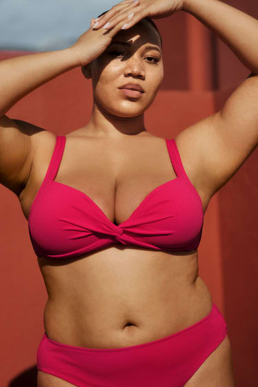 Damen - Bikini-Top - wattiert - LYCRA® XTRA LIFE™ - pink