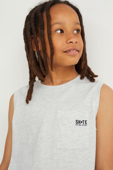 Enfants garçons - Lot de 3 - débardeur - blanc