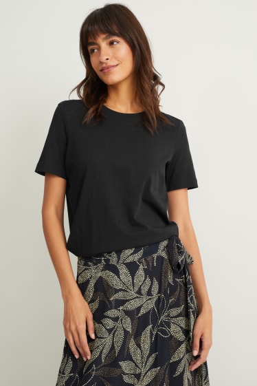 Mujer - Camiseta básica - negro