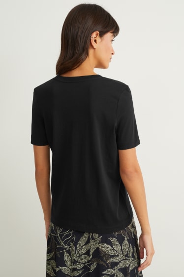 Mujer - Camiseta básica - negro