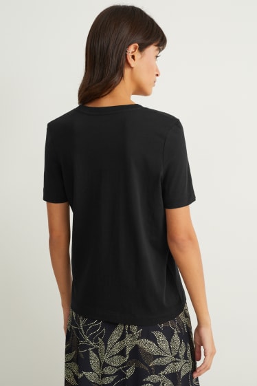 Femei - Tricou basic - negru