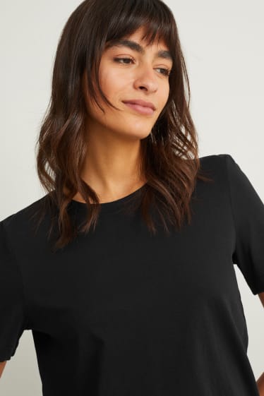 Mujer - Camiseta básica - negro