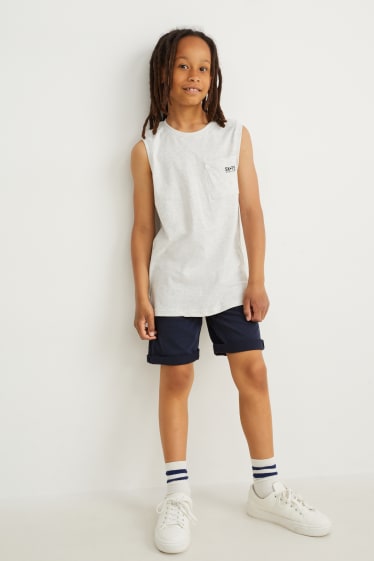 Enfants - Short - bleu foncé