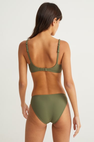 Mujer - Top de bikini - con relleno - LYCRA® XTRA LIFE™ - verde oscuro