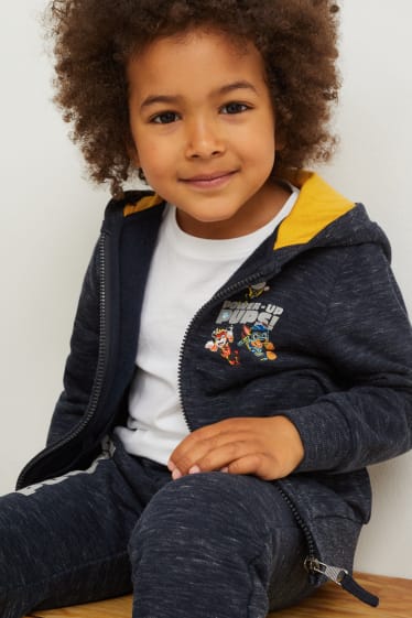 Kinder Buben - PAW Patrol - Sweatjacke mit Kapuze - dunkelblau