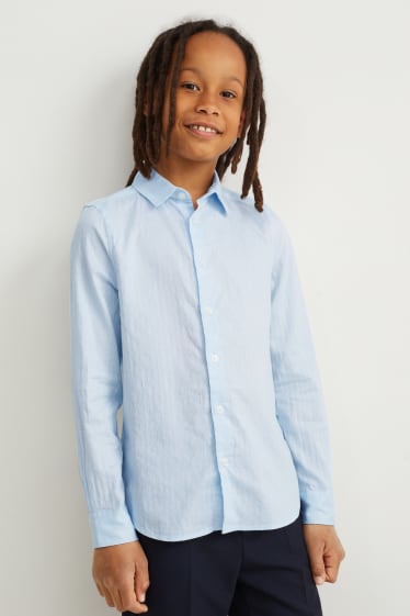 Enfants - Chemise - bleu clair