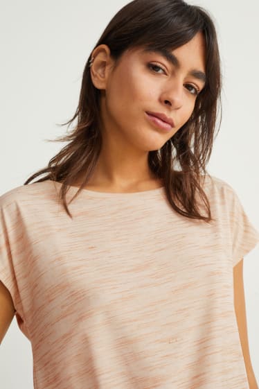 Femmes - T-shirt - beige