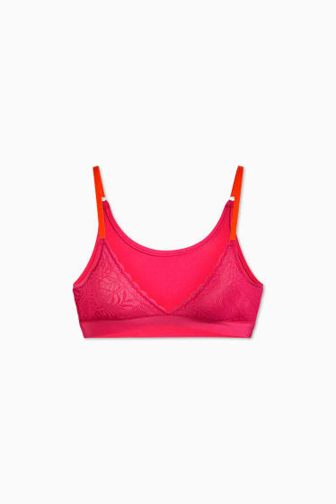 Femmes - Bralette multiway - rose foncé