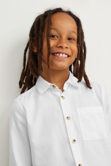 Enfants garçons - Chemise - blanc