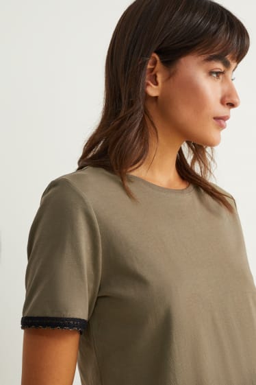Femmes - T-shirt - kaki