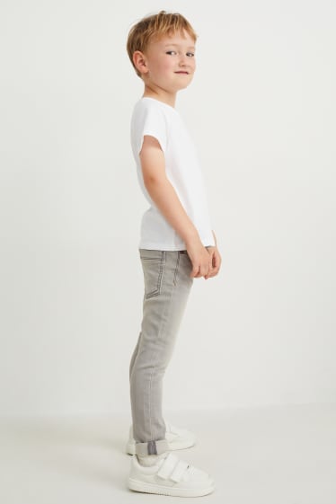Enfants garçons - Skinny jean - jog denim - jean gris