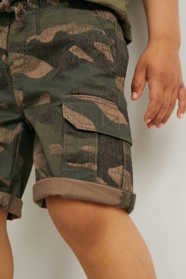 Enfants - Bermudas - à motifs - camouflage