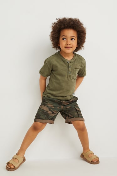 Enfants - Bermudas - à motifs - camouflage