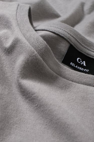 Uomo - T-shirt - grigio melange