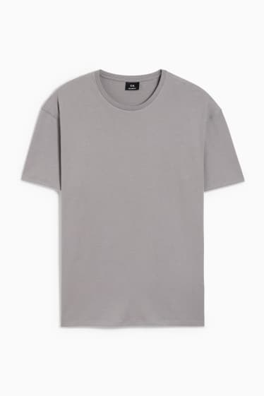 Uomo - T-shirt - grigio melange
