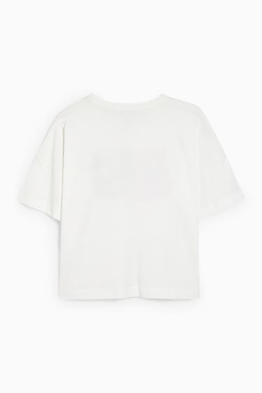 Dames - Oversized T-shirt - wit