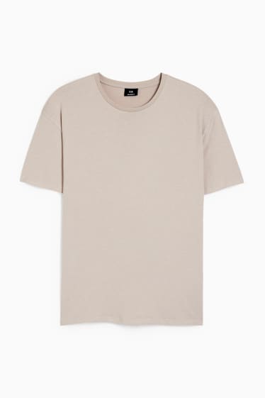 Uomo - T-shirt - beige