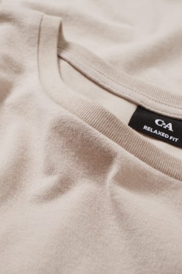 Uomo - T-shirt - beige