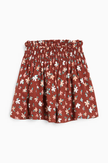 Nena - Faldilla - de flors - marró