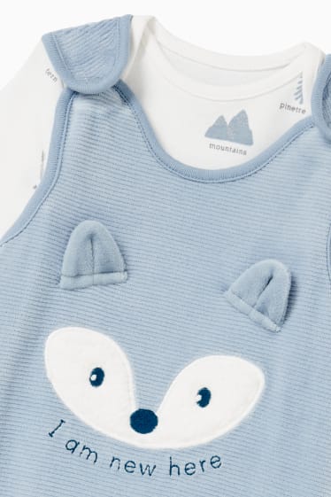 Bébés garçons - Ensemble avec grenouillère - 2 pièces - bleu