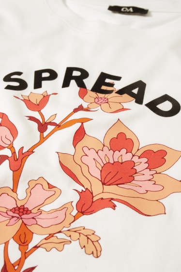 Women - T-shirt - cremewhite