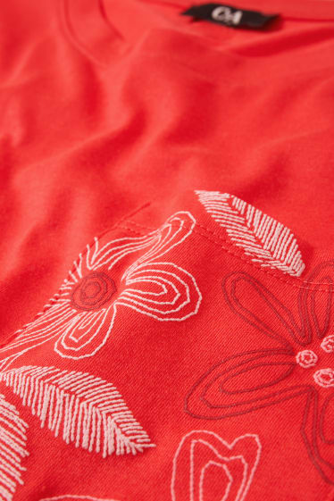 Damen - T-Shirt - rot
