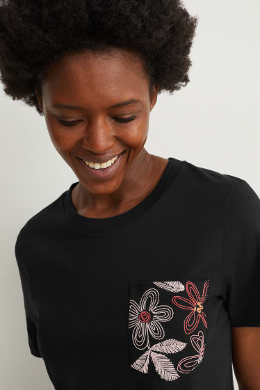 Damen - T-Shirt - schwarz