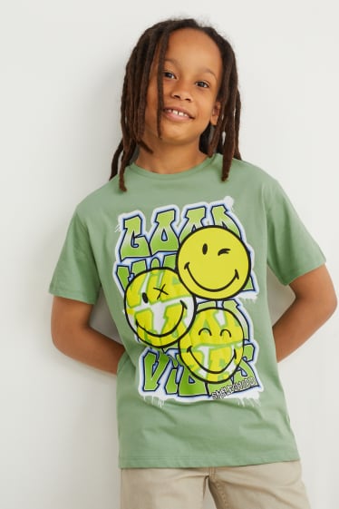 Nen - SmileyWorld® - samarreta de màniga curta - verd