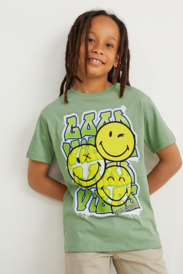 Niños - SmileyWorld® - camiseta de manga corta - verde