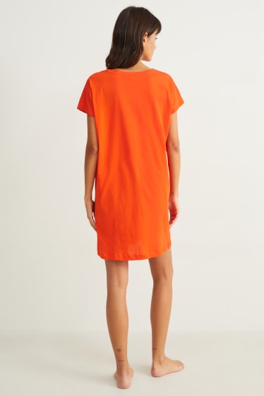 Donna - Camicia da notte - Minnie - arancione