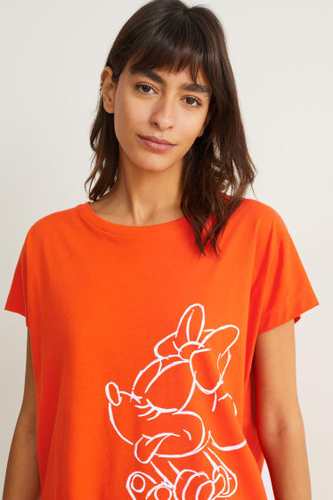 Donna - Camicia da notte - Minnie - arancione