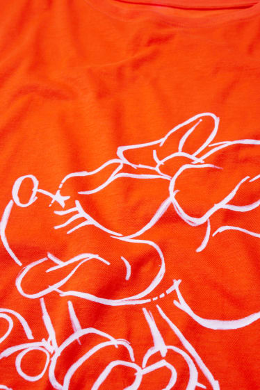 Donna - Camicia da notte - Minnie - arancione